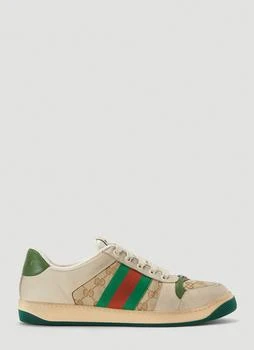 Gucci | 运动鞋 Screener GG Sneakers in White,商家LN-CC,价格¥5080