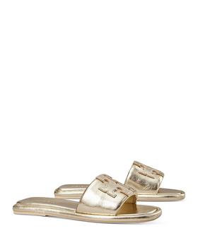 tory burch double lee, Tory Burch | Women's Double T Sport Slide Sandals商品图片 