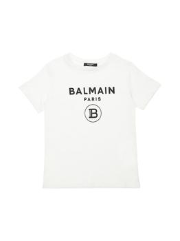 Balmain真假, Balmain | Logo Print Cotton Jersey T-shirt商品图片 额外8.5折, 额外八五折