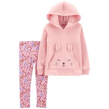 Carter's | Toddler Girls Fuzzy Hoodie and Leggings, 2 Piece Set商品图片,5折
