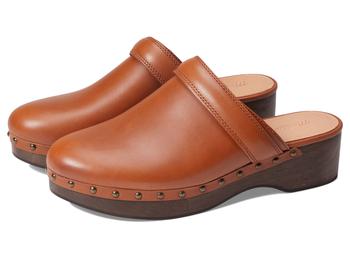 Madewell | The Cecily Clog in Oiled Leather商品图片,6折, 独家减免邮费