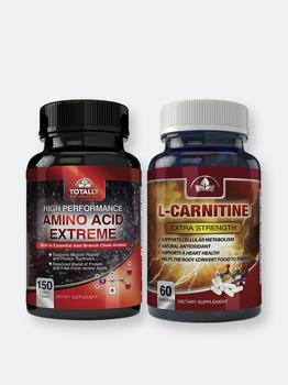 商品Totally Products | Amino Acid Extreme and L-Carnitine Extra Strength Combo Pack,商家Verishop,价格¥168图片