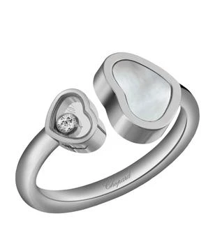 Chopard | White Gold and Diamond Happy Hearts Ring,商家Harrods,价格¥18448