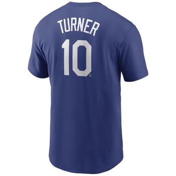 NIKE | Men's Justin Turner Los Angeles Dodgers Name and Number Player T-Shirt商品图片,独家减免邮费