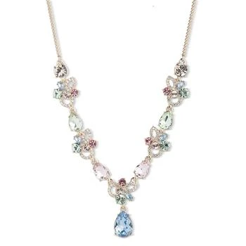 Givenchy | Crystal Petal Pendant Necklace, 16" + 3" extender,商家Macy's,价格¥292