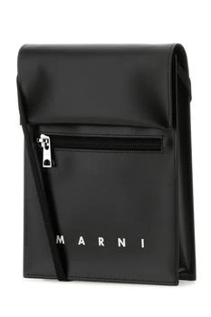 Marni | Black canvas crossbody bag 