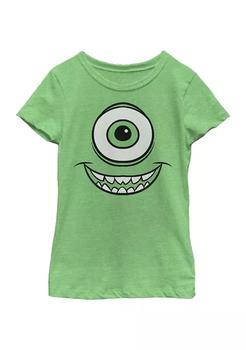 迈克达威评价, Monsters Inc. MU | Girls 4-6x Mike Face Graphic T-Shirt商品图片 