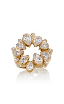 商品Anabela Chan | Anabela Chan - Women's Panettone 18K Yellow Gold Diamond Ring - White - US 7 - Moda Operandi - Gifts For Her,商家Moda Operandi,价格¥15992图片
