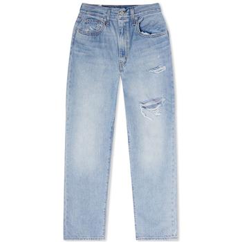 推荐Levi's High Loose Destructed Taper Jeans商品