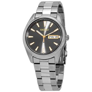 精工男表正品, Seiko | Quartz Grey Dial Stainless Steel Mens Watch SUR343P1商品图片 5.8折