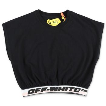 推荐Off-White Kids Logo Band Round-Neck T-Shirt商品