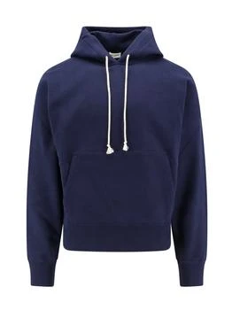 Yves Saint Laurent | Biologic cotton sweatshirt with embroidered monogram,商家Wanan Luxury,价格¥3598