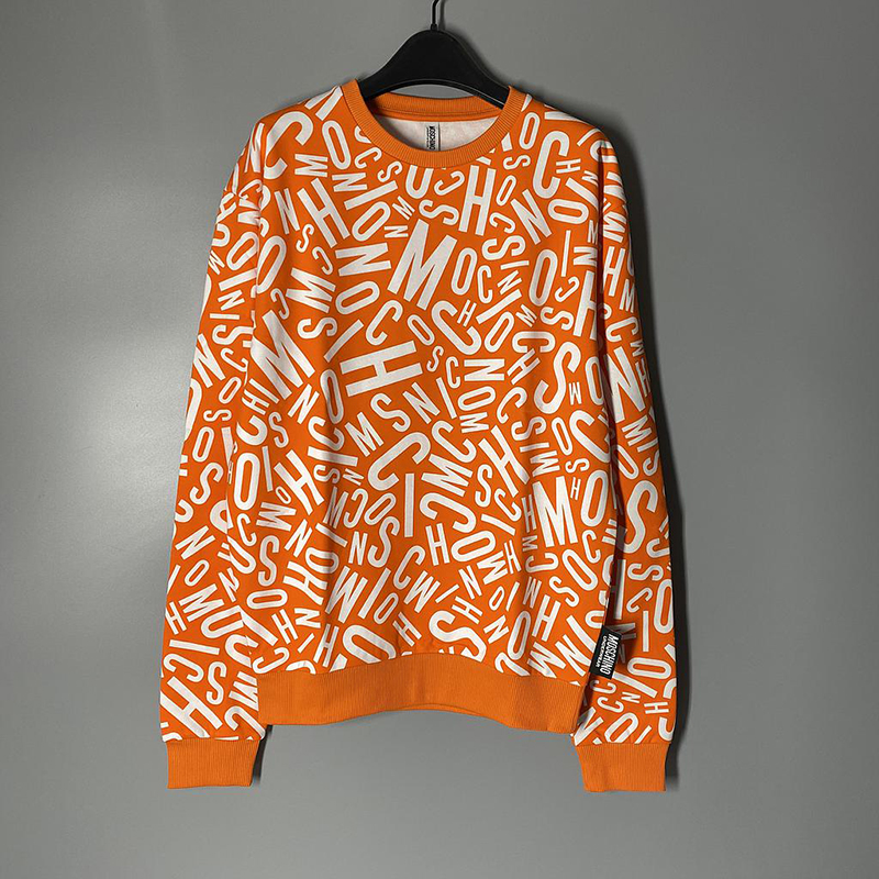 Moschino | MOSCHINO 女士橙色白色印花字母卫衣 1T1710-8106-1125商品图片,独家减免邮费