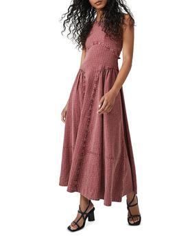 Free People | Mind Over Matter Cotton Halter Midi Dress商品图片,5折, 独家减免邮费