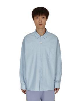 STUSSY | Big Button Oxford Longsleeve Shirt Blue商品图片,7折×额外8.6折, 独家减免邮费, 额外八六折
