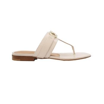 Salvatore Ferragamo | Ladies Glove Bone Rikis Leather Sandals 4.8折, 满$200减$10, 满减