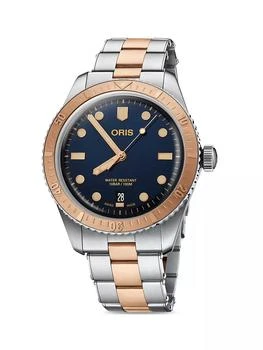 推荐Diver Sixty-Five Two-Tone Stainless Steel Watch商品