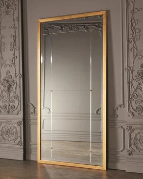 Global Views | Beaumont Gold Leaf Floor Mirror,商家Neiman Marcus,价格¥26726