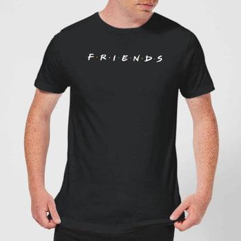 老友记, Friends | Friends Logo Contrast Men's T-Shirt - Black商品图片 