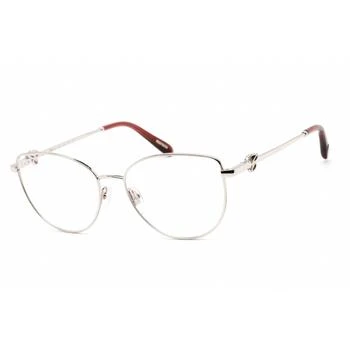 Chopard | Chopard Women's Eyeglasses - Shiny Palladium Silver Metal Cat Eye Frame | VCHF51S 0579 5.3折×额外9折x额外9折, 额外九折