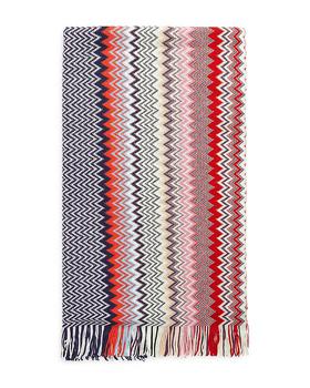 Missoni | Striped Fringe Wool Scarf商品图片,独家减免邮费