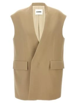 Jil Sander | Oversized Tailored Vest,商家Italist,价格¥15812