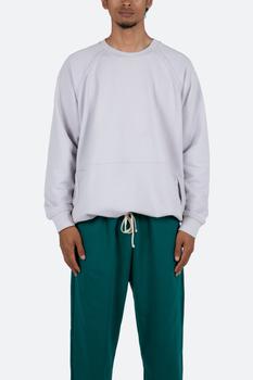 MNML | Cinch Bottom Crewneck - Grey商品图片,额外7折, 额外七折