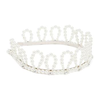 Gabriella Rocha, Simone Rocha | SIMONE ROCHA  PEARL AND CRYSTAL BEADED CROWN HAT商品图片 7.6折