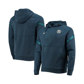 nike air force1旅行, NIKE | Men's Blue Club America Travel Fleece Performance Raglan Half-Zip Hoodie商品图片 