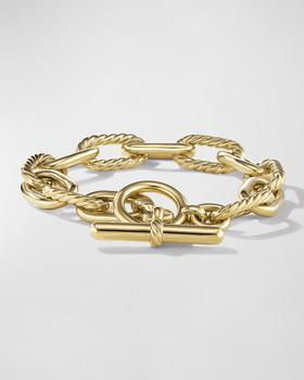 商品David Yurman | DY Madison Toggle Chain Bracelet in 18K Gold, 11mm, Size M,商家Neiman Marcus,价格¥46316图片