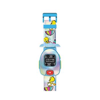 推荐American Exchange Unisex Kids Warner Bros Pink Silicone Strap Smartwatch 42.5 mm商品