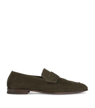 zegna鞋, Zegna | Suede Penny Loafers商品图片 