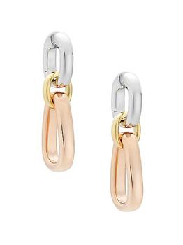 商品Iconica 18K Tri-Tone Gold Drop Earrings图片