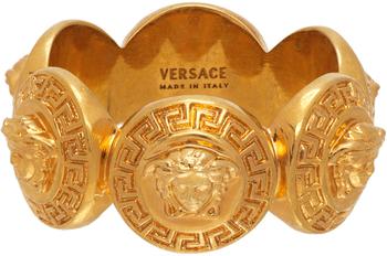 范思哲戒指正品, Versace | Gold Tribute Medusa Ring商品图片 