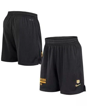 NIKE | Men's Black Pittsburgh Steelers 2024 Sideline Performance Mesh Shorts,商家Macy's,价格¥346