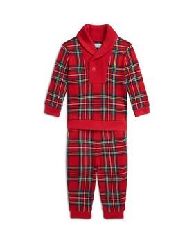 商品Ralph Lauren | Boys' Plaid Cotton Pullover & Pants Set - Baby,商家Bloomingdale's,价格¥524图片