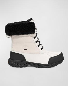 推荐Men's Butte Waterproof Leather & Shearling Snow Boots商品