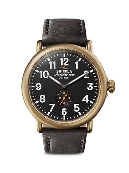 推荐The Runwell Sub Second Leather-Strap Watch商品