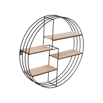 Honey Can Do | Circular 4 Tier Decorative Metal Wall Shelf商品图片,4.9折