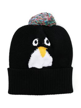 商品Stella McCartney | Black Penguin Beanie,商家Italist,价格¥707图片