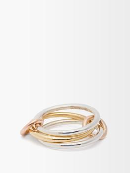 商品Spinelli Kilcollin | Solarium 18kt gold & silver ring,商家MATCHESFASHION,价格¥8169图片