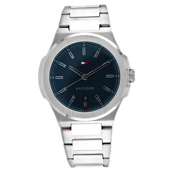 tommy hilfiger手表是什么牌子, Tommy Hilfiger | Princeton Quartz Blue Dial Mens Watch 1791648商品图片 8.8折