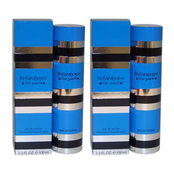 ysl香水图片, Yves Saint Laurent | Rive Gauche by Yves Saint Laurent for Women - 3.3 oz EDT Spray - Pack of 2商品图片 8.3折