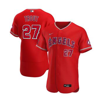 了解迈克达威, NIKE | Men's Mike Trout Red Los Angeles Angels Alternate Authentic Player Jersey商品图片 