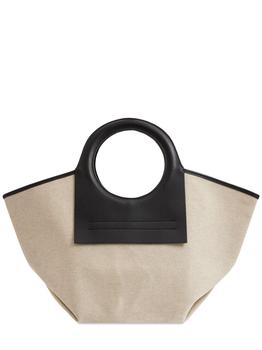 product Cala Small Canvas & Leather Tote Bag image