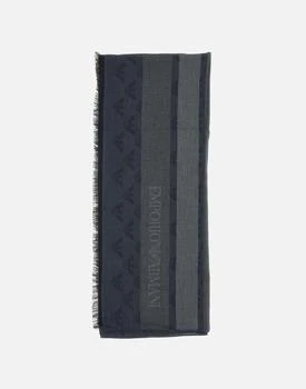 Emporio Armani | Emporio Armani Scarves in Blue,商家Modayn,价格¥1118