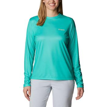 Columbia | Columbia Women's Tidal Tee PFG Fish Flag LS Shirt商品图片,7.2折, 满$150享9折, 满折