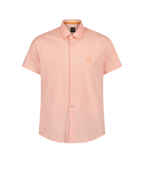 推荐HUGO BOSS 男士粉色短袖衬衫 50468269-630商品
