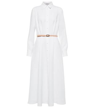 Loro Piana | Lucienne belted linen shirt dress商品图片,