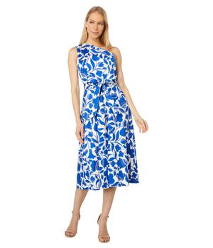 kate spade连衣裙, Kate Spade | Zigzag Floral Belted Sabrina Dress商品图片 